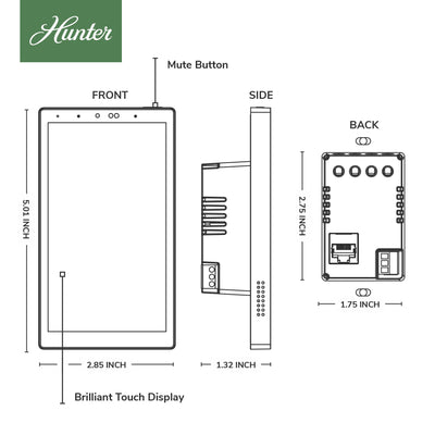 Hunter SMART Smart Wall Panel