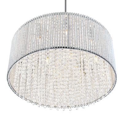 Claire 12 Light Chrome Chandelier