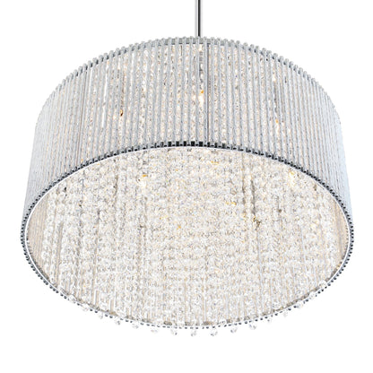 Claire 12 Light Chrome Chandelier