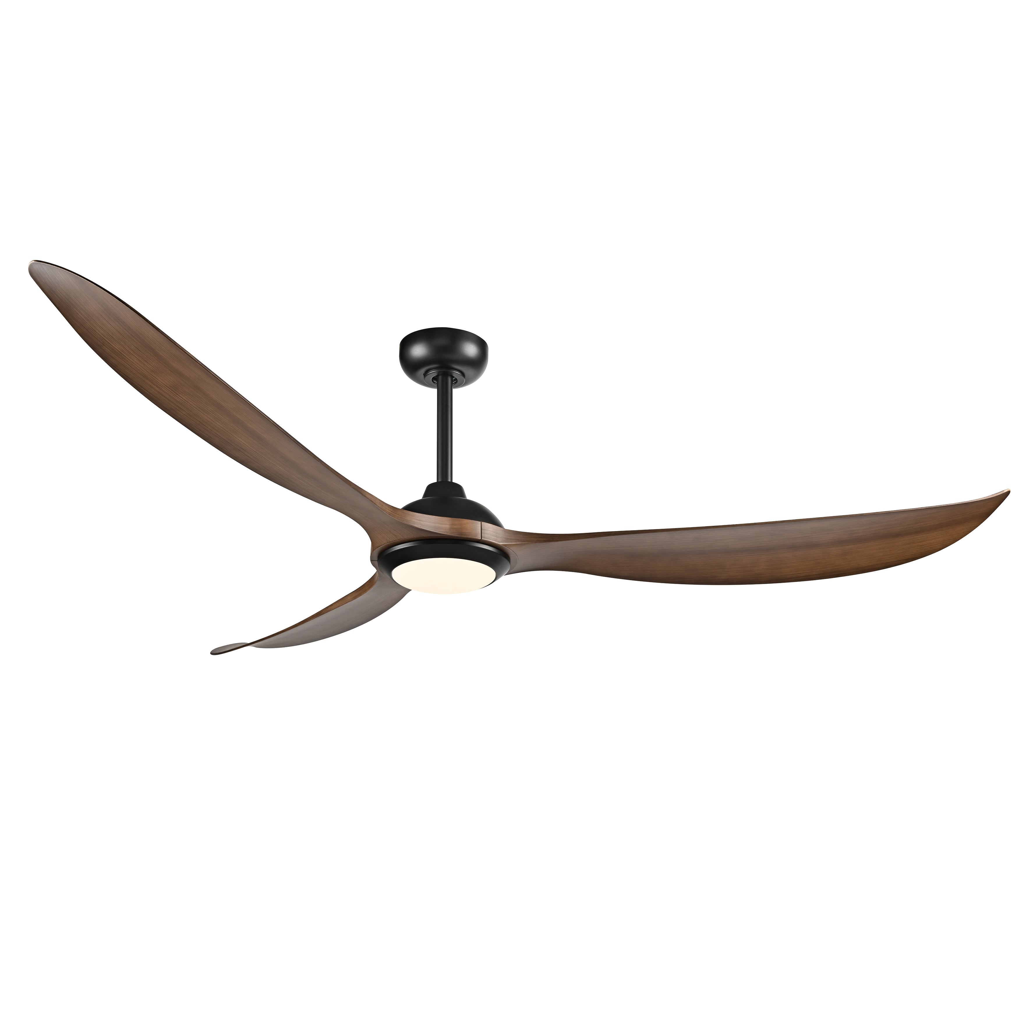 Wynleaf 72'' 3 Blades Matte Black Led Outdoor DC Ceiling Fan