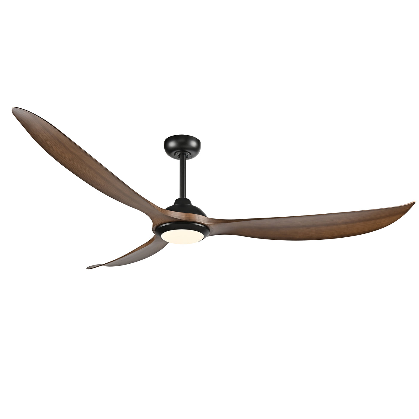 Wynleaf 72'' 3 Blades Matte Black Led Outdoor DC Ceiling Fan