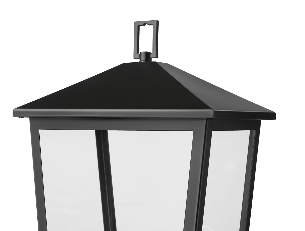 23'' Munger Powder Coated Black 1 Light Post Lantern