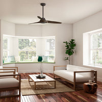 52 inch Mosley Premier Bronze Damp Rated Ceiling Fan and Wall Control