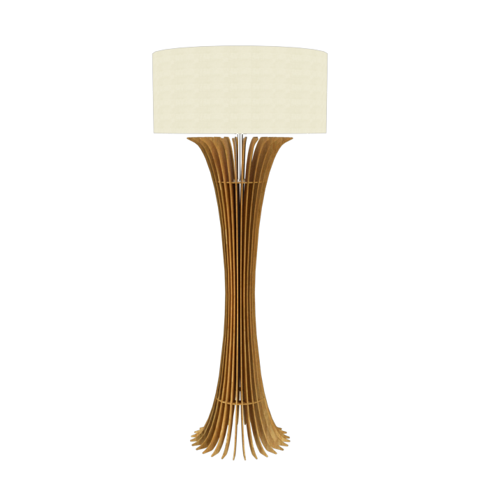 65.35'' Stecche di Legno Accord Floor Lamp Light