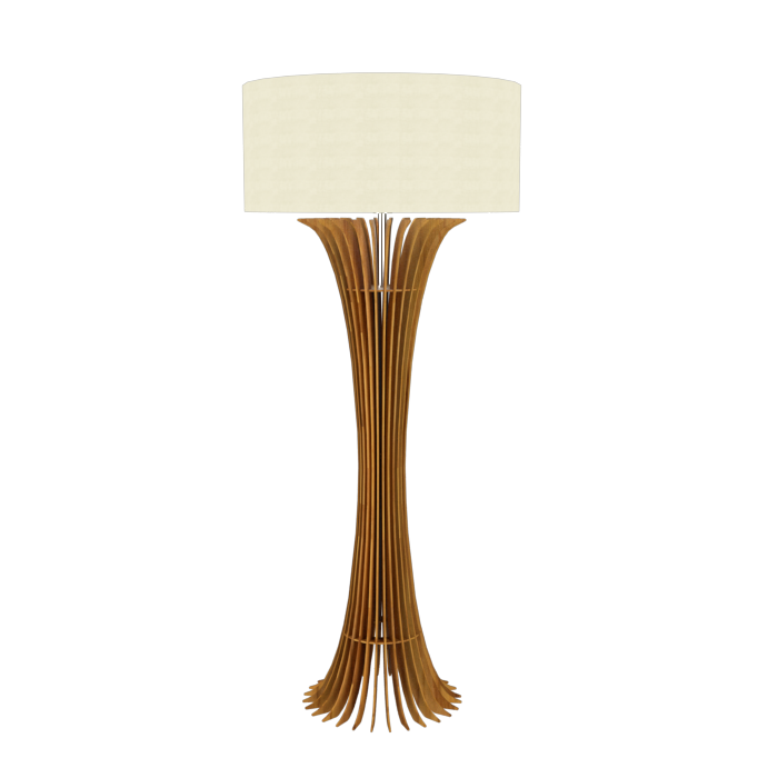 65.35'' Stecche di Legno Accord Floor Lamp Light