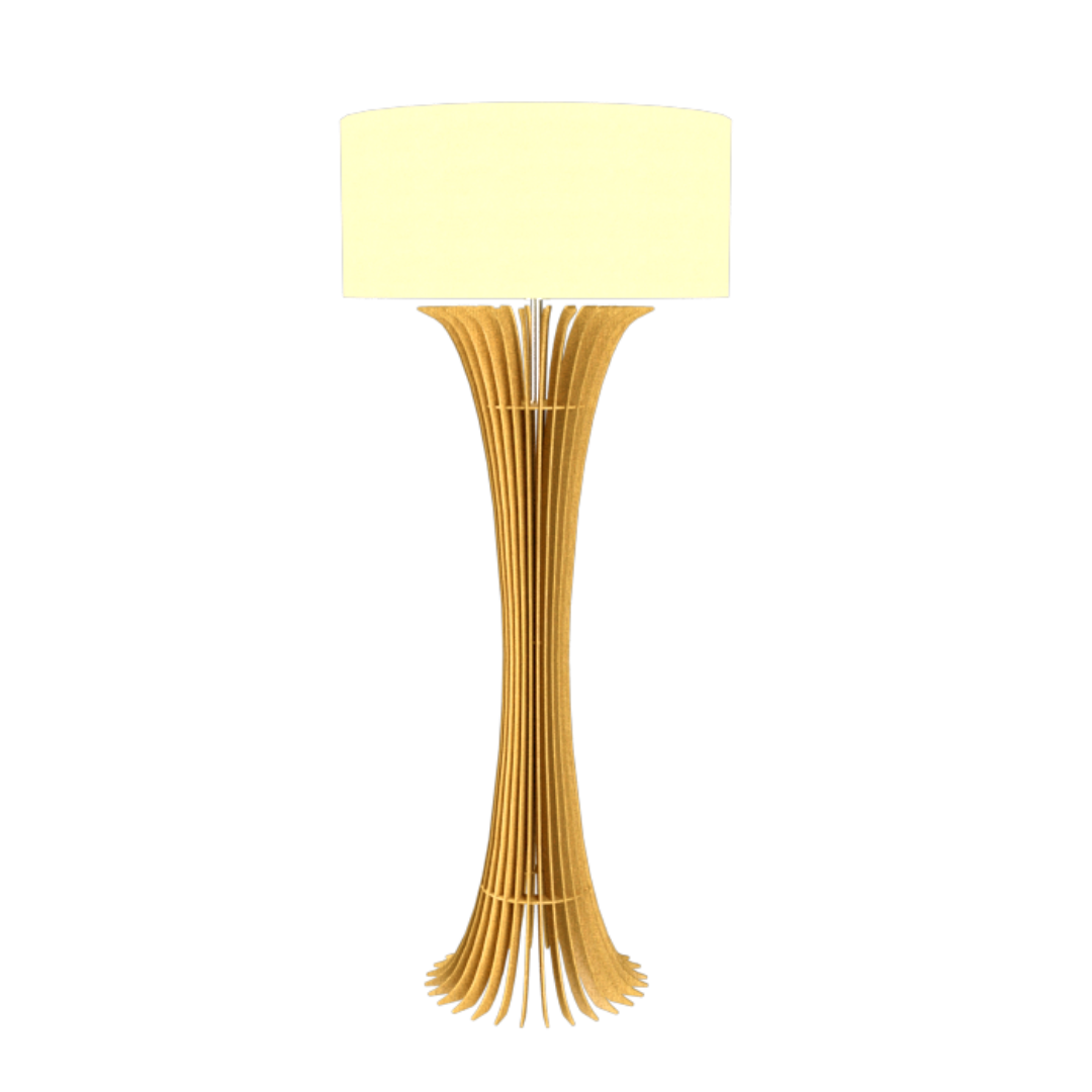 65.35'' Stecche di Legno Accord Floor Lamp Light