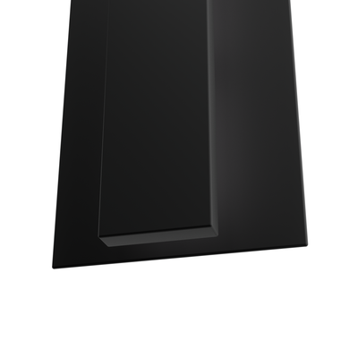 Canoga 20-inch Matte Black 3000K LED Outdoor Wall Light with Matte Black Metal Shade