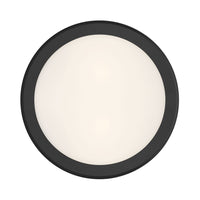5.25'' Corvella Matte Black 2 Light Flush Mount