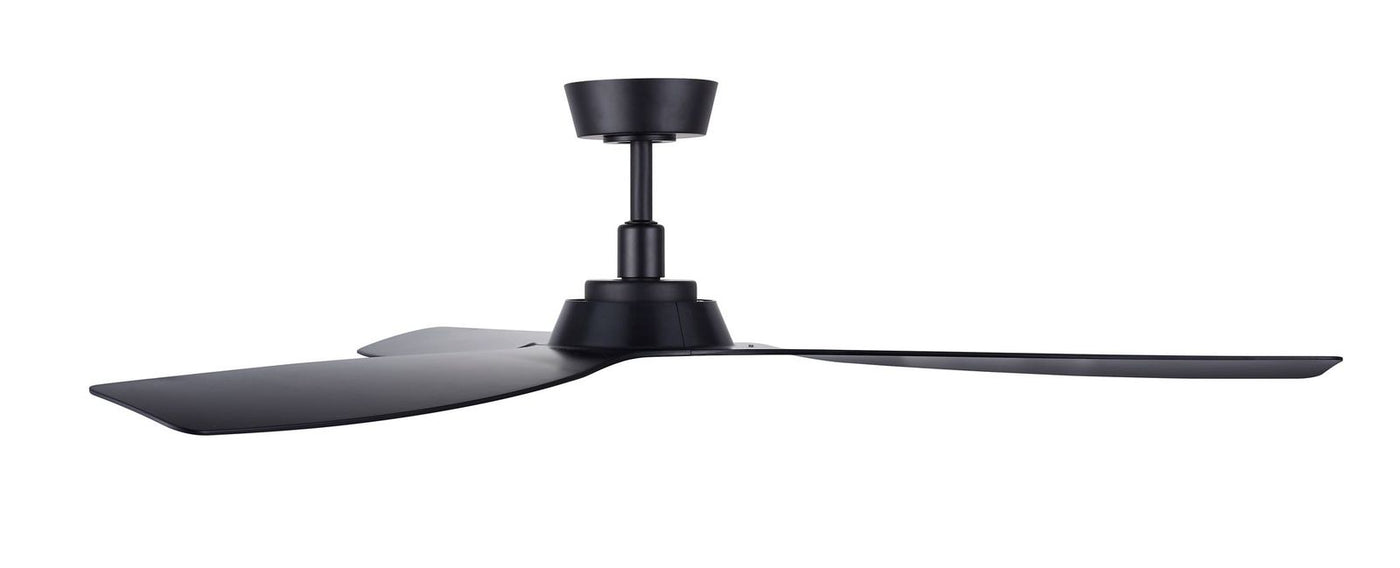 52 Inch Indoor Outdoor DC Black Fan with Remote