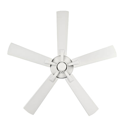 52 Inch Brisden AC Matte White Indoor Ceiling Fan 5-Blade Reversible