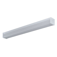 4-foot White Stairwell Light with White Reflector, 40W Output, Emergency Battery Backup, Dimmable LED, Damp Rated Build and 5105 Lumens