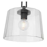 18'' Diamara Matte Black 1 Light Pendant