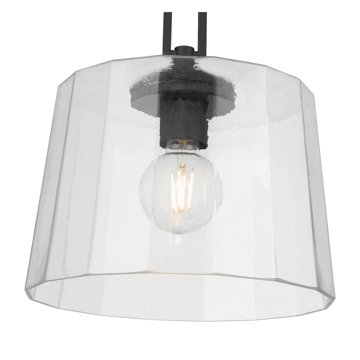 18'' Diamara Matte Black 1 Light Pendant