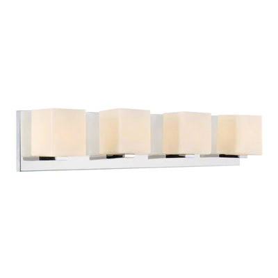 Cristini 4 Light Nickel Vanity Light with Satin Finish
