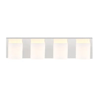 Cristini 4 Light Nickel Vanity Light with Satin Finish