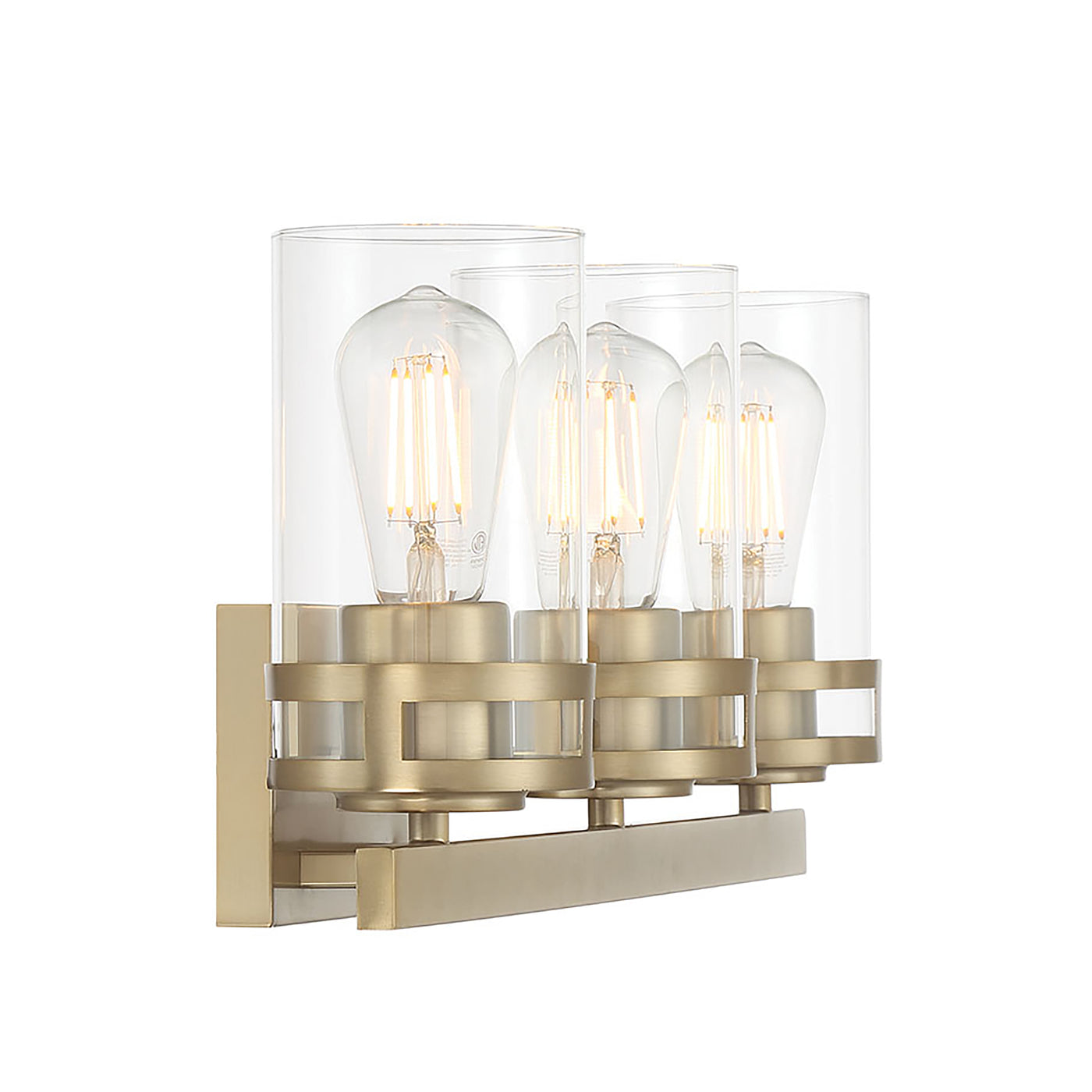 22'' Lunden Modern Gold 3 Light Bath Vanity