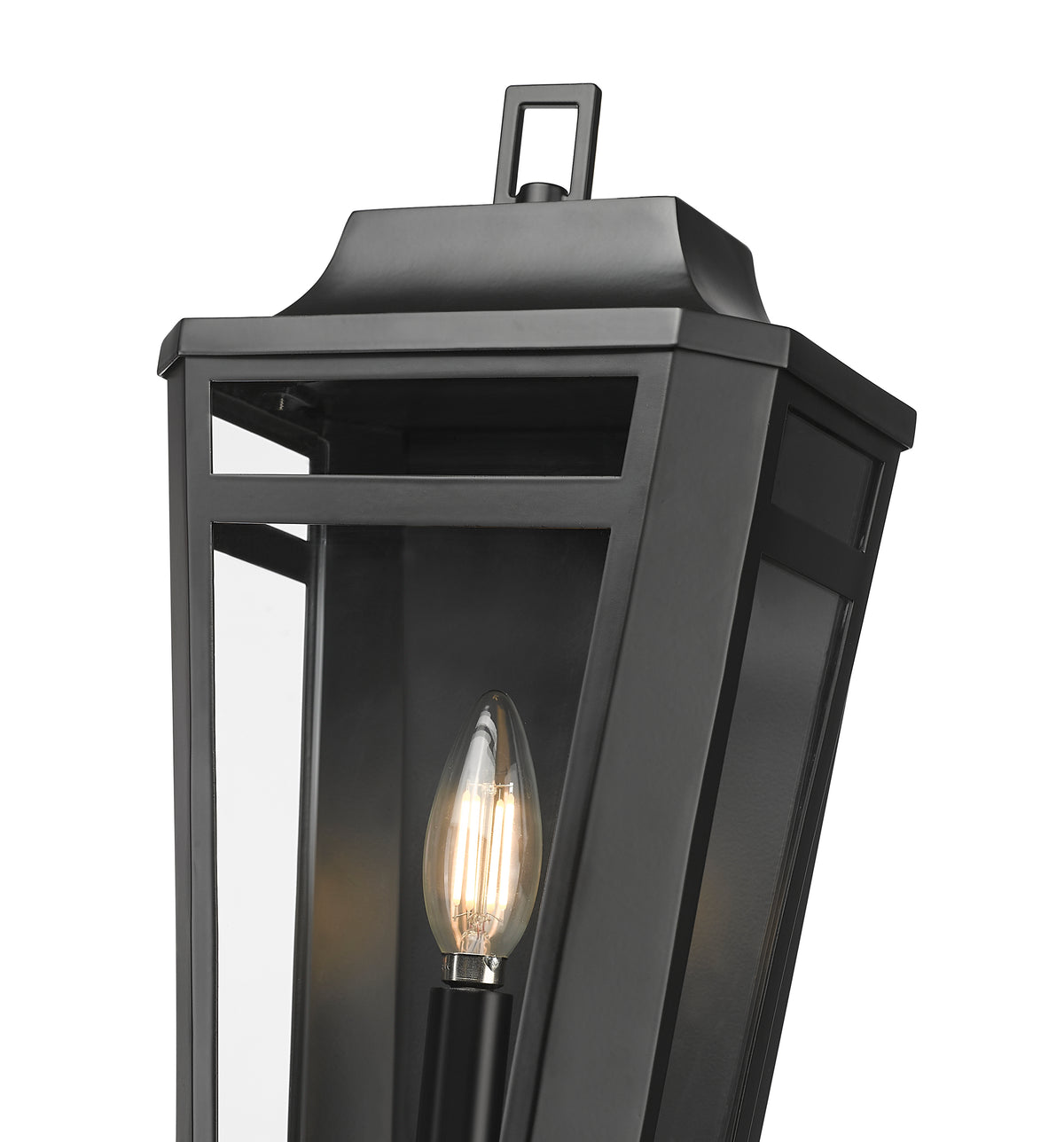 7.5'' Sumerlin Powder Coated Black 1 Light Wall Sconce