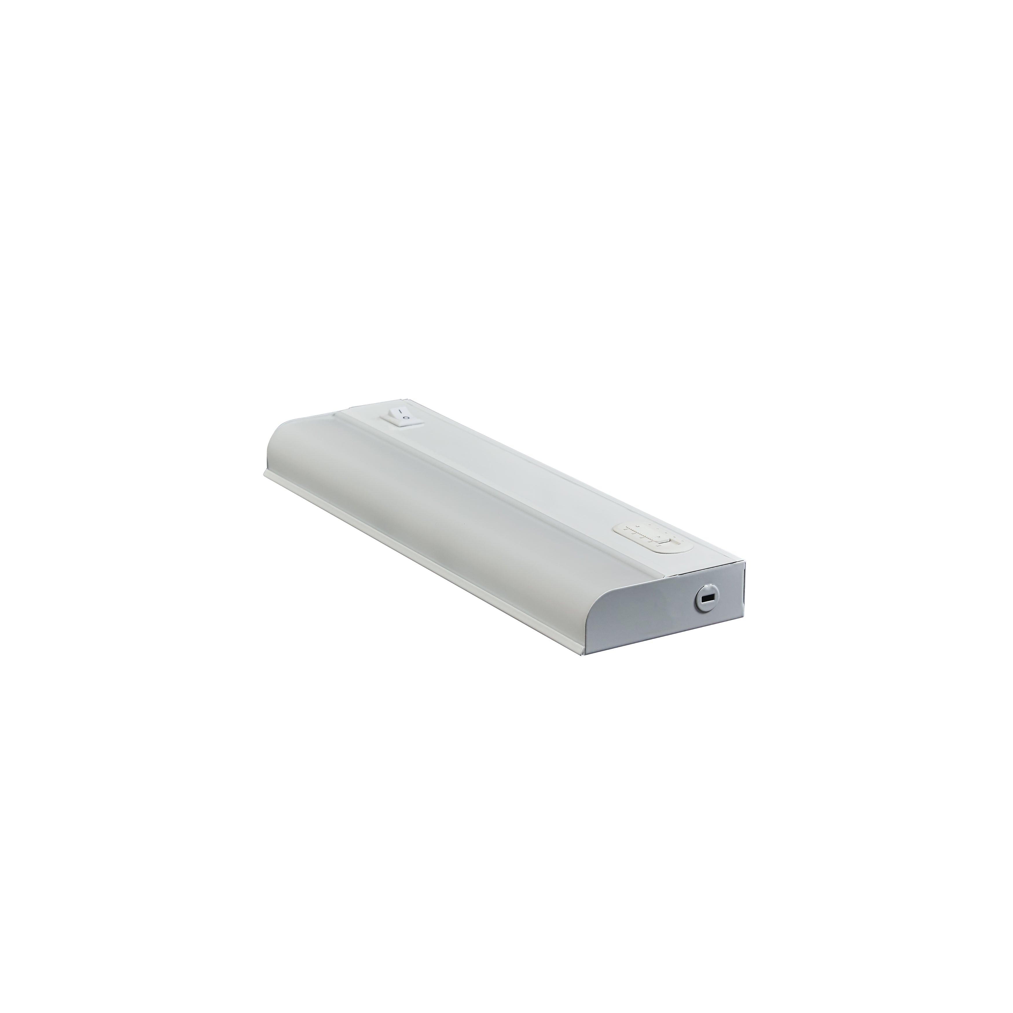 12-inch White Under Cabinet Light with 5-CCT Selectable White and Frosted Lens