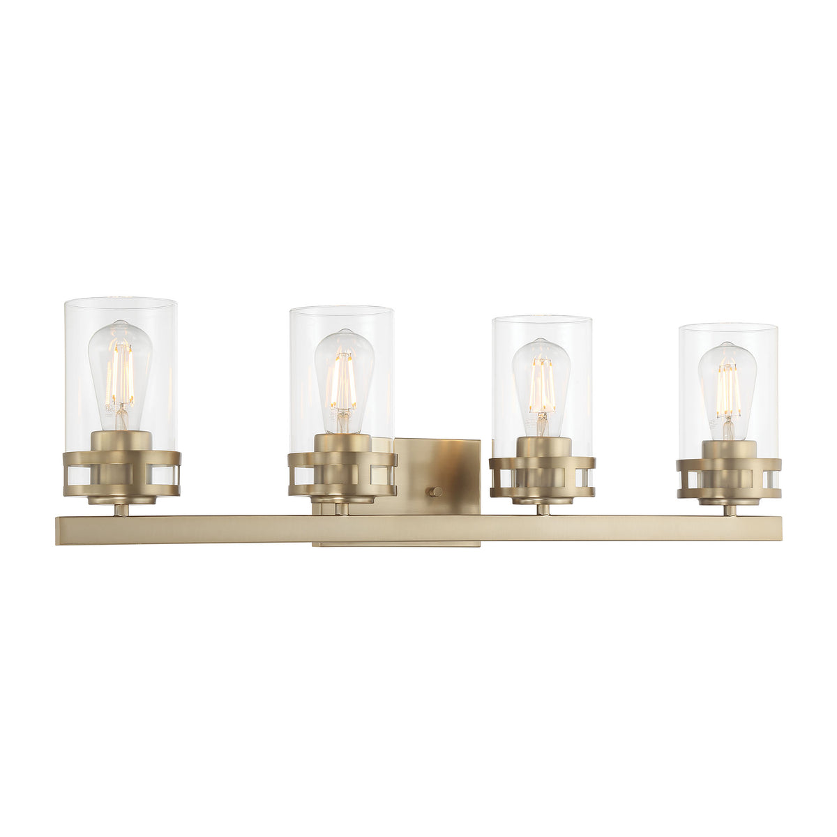 30.25'' Lunden Modern Gold 4 Light Bath Vanity