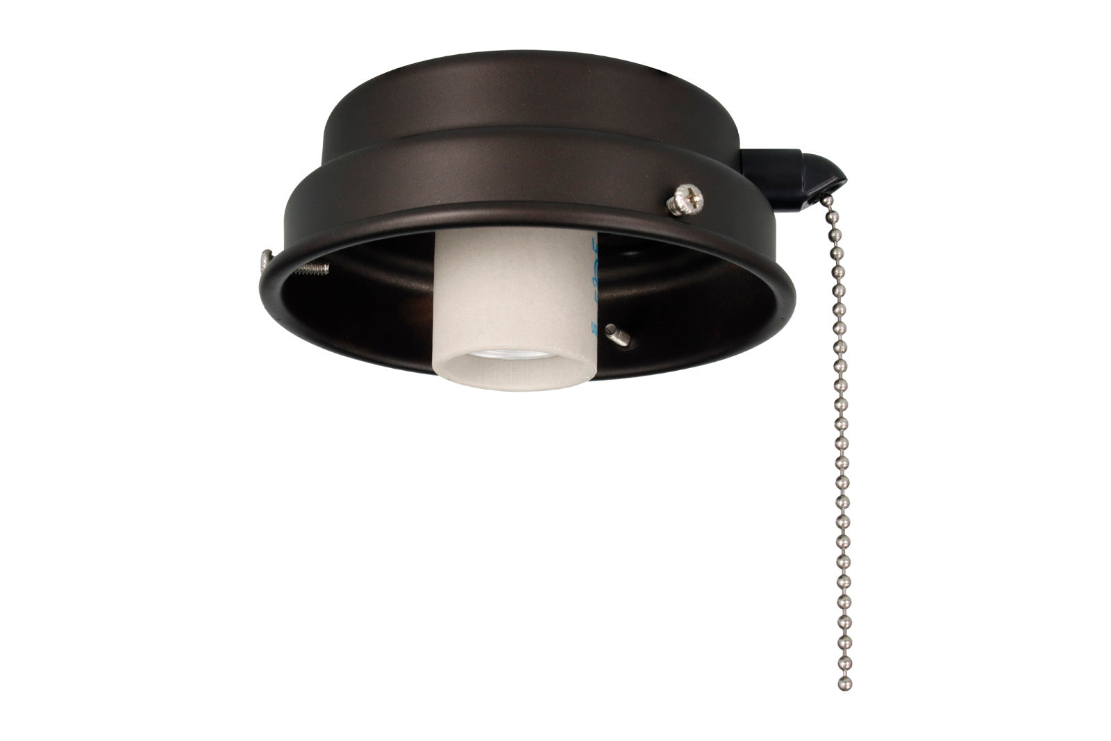 4.5-inch Oil Rubbed Bronze Outdoor Fan Light Kit Fitter