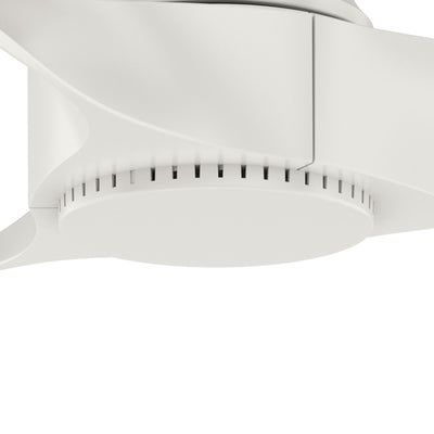 60 inch Mosley ENERGY STAR® Fresh White Damp Rated Ceiling Fan and Wall Control