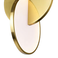 Tranche 1 Light Brass Mini Pendant Brushed Brass