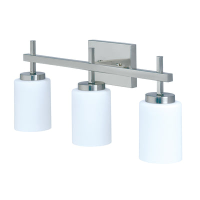 22-inch 3-light Brushed Nickel Vanity Light