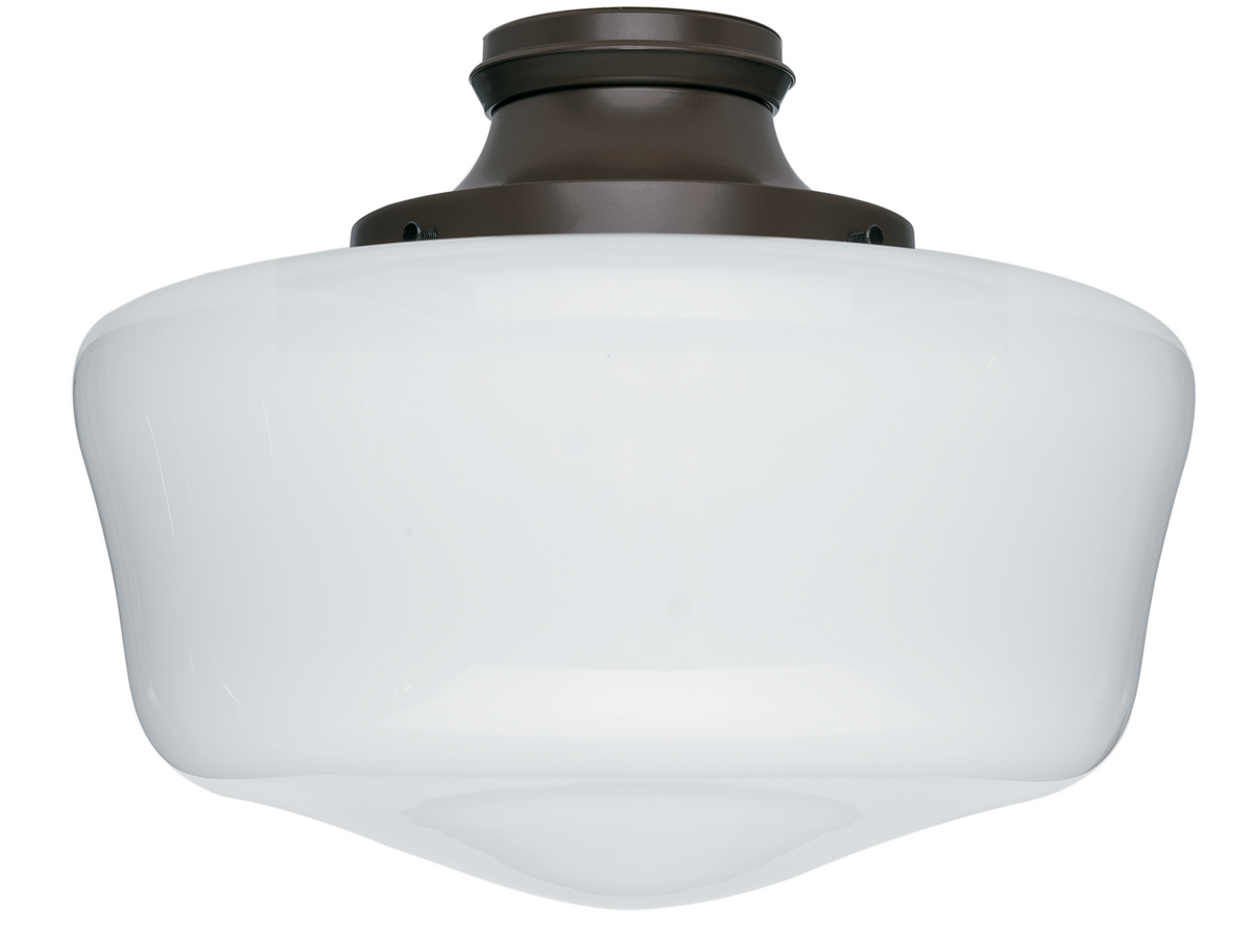Hunter Original® Damp-Rated Traditional Globe Light Kit, Chestnut Brown