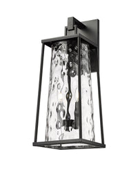 9'' Dutton Powder Coated Black 2 Light Wall Sconce
