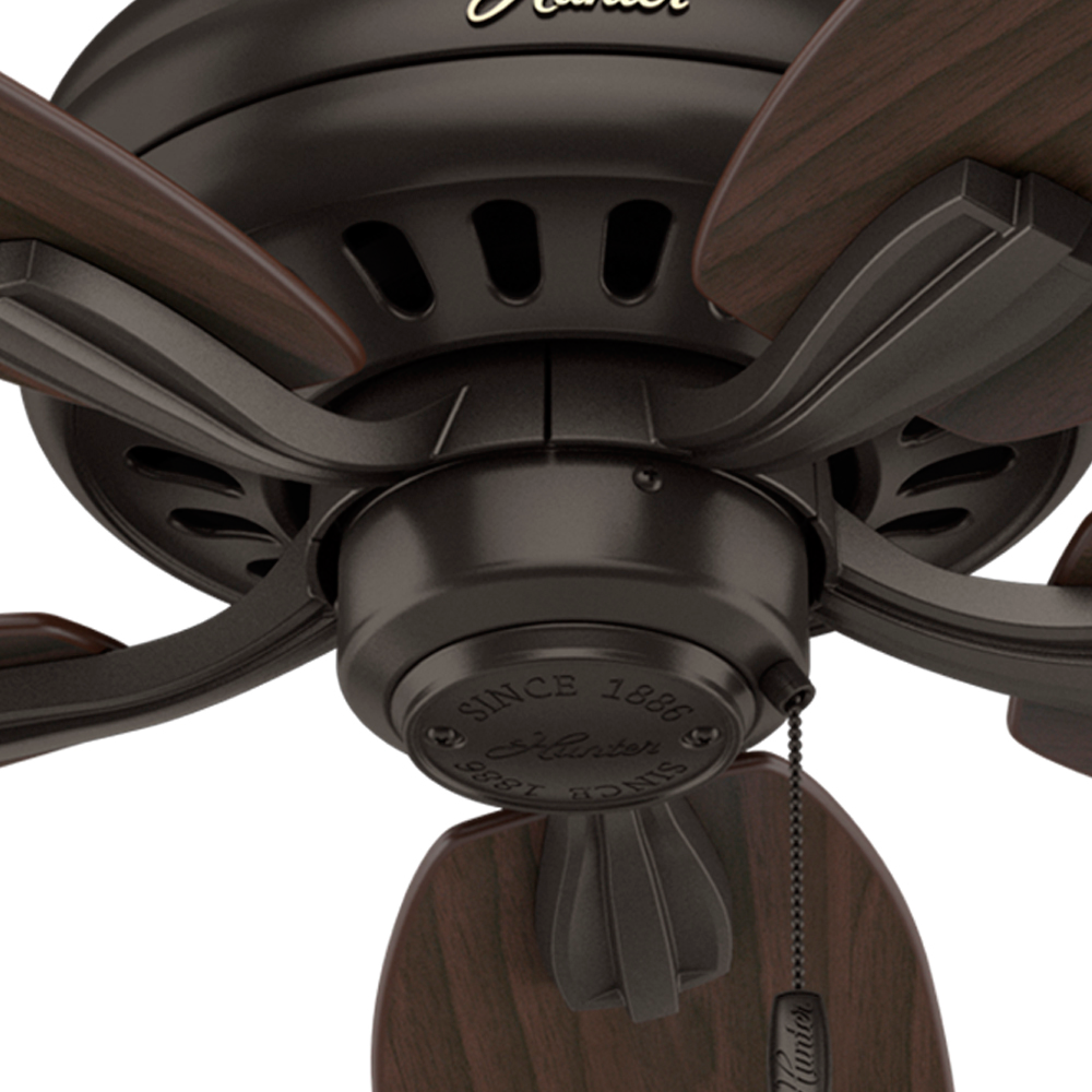 52 inch Newsome Premier Bronze Ceiling Fan and Pull Chain
