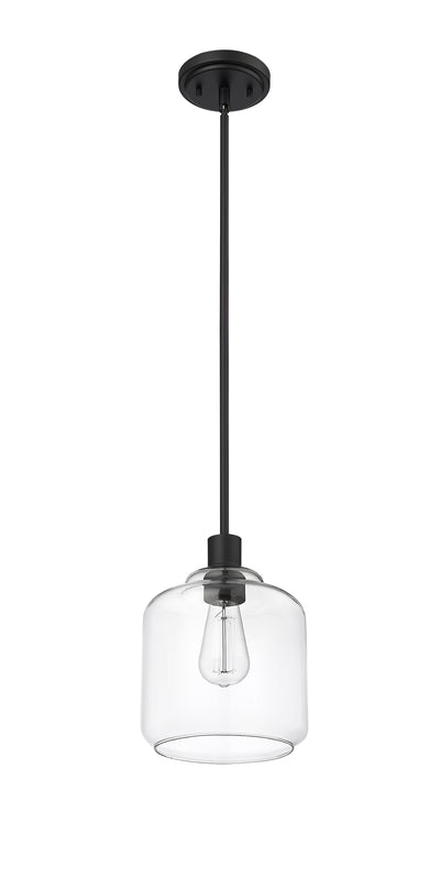 10.2'' Asheville Matte Black 1 Light Mini Pendant