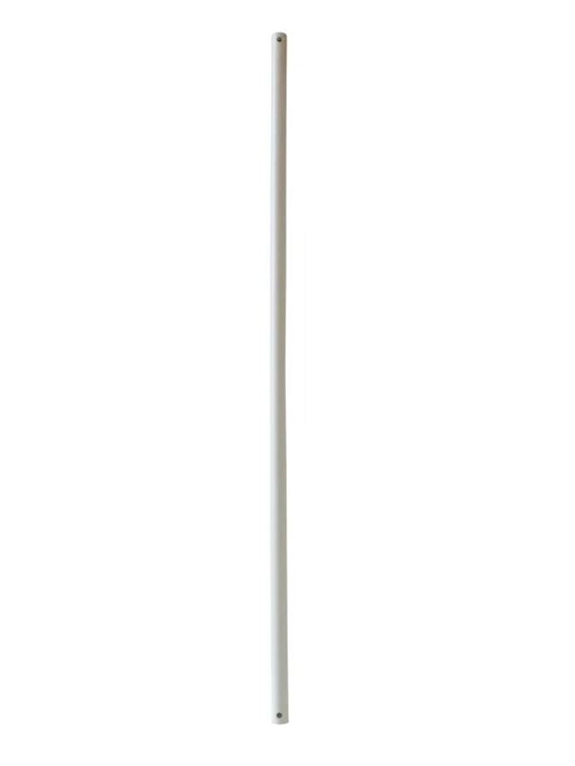 12 Inch White Downrod Compatible with Lucci Air Ceiling Fans
