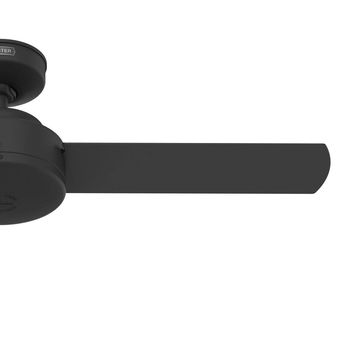 44 inch Presto Matte Black Ceiling Fan and Wall Control