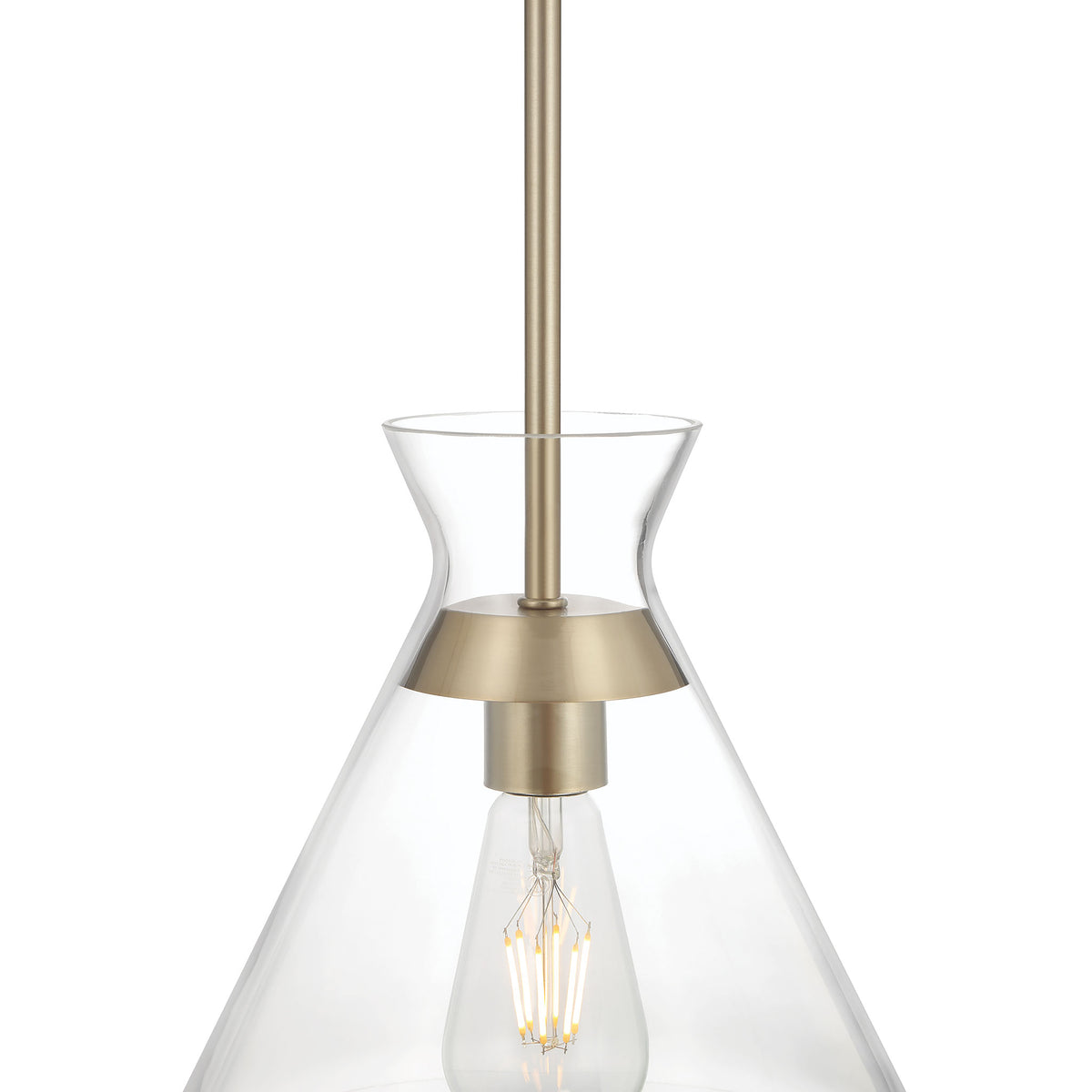 9.75'' Amarella Modern Gold 1 Light Pendant