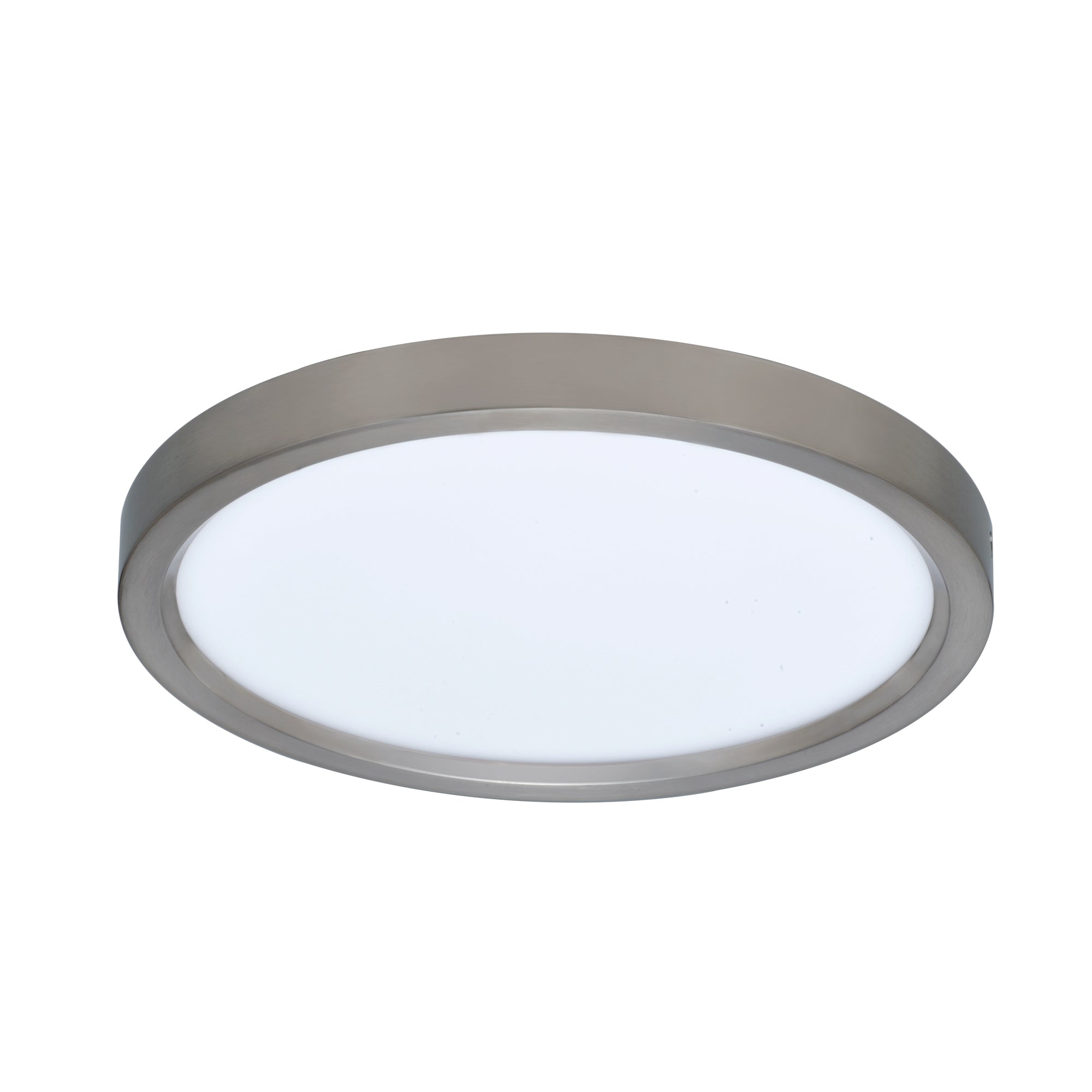 11-inch-Brushed-Nickel-Flush-Mount-Light-with-3000K-Light-and-Frosted-Lens