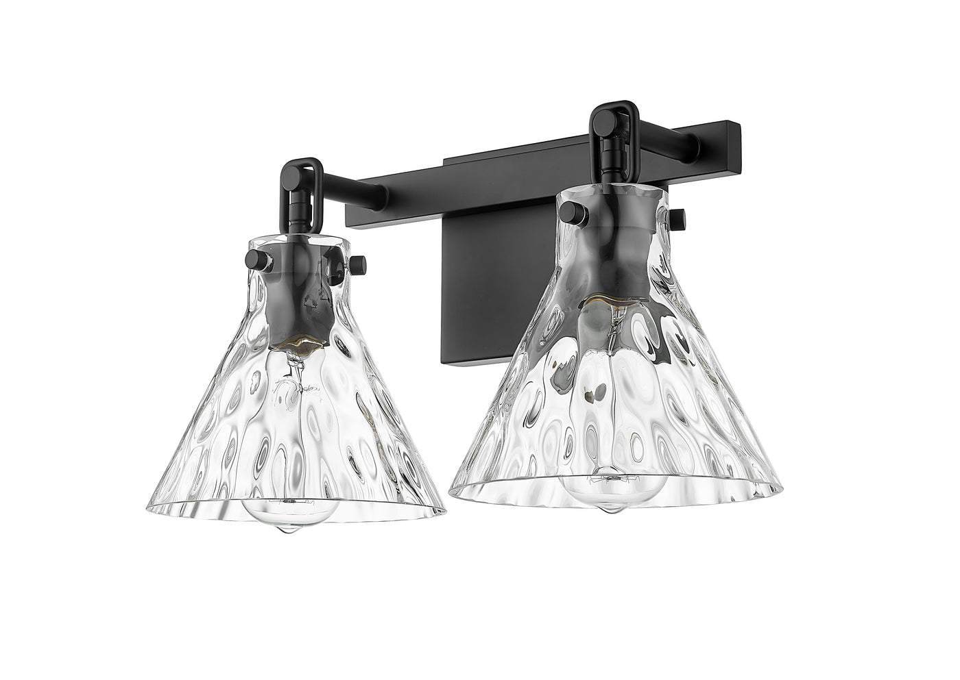 16.25'' Barlon Matte Black 2 Light Bath Vanity