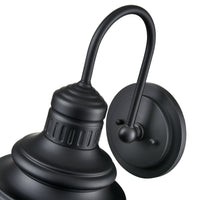 13'' Adda Powder Coated Black  Light Wall Sconce