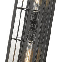 6'' Jaxson Powder Coated Black 2 Light Wall Sconce