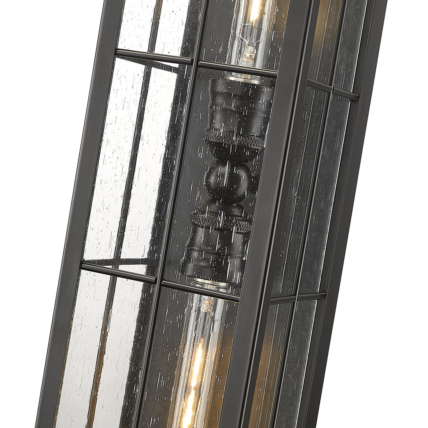 6'' Jaxson Powder Coated Black 2 Light Wall Sconce