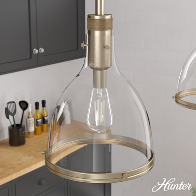 Hartland 9-inch 1-light Brushed Nickel Wall Sconce with Seeded Glass