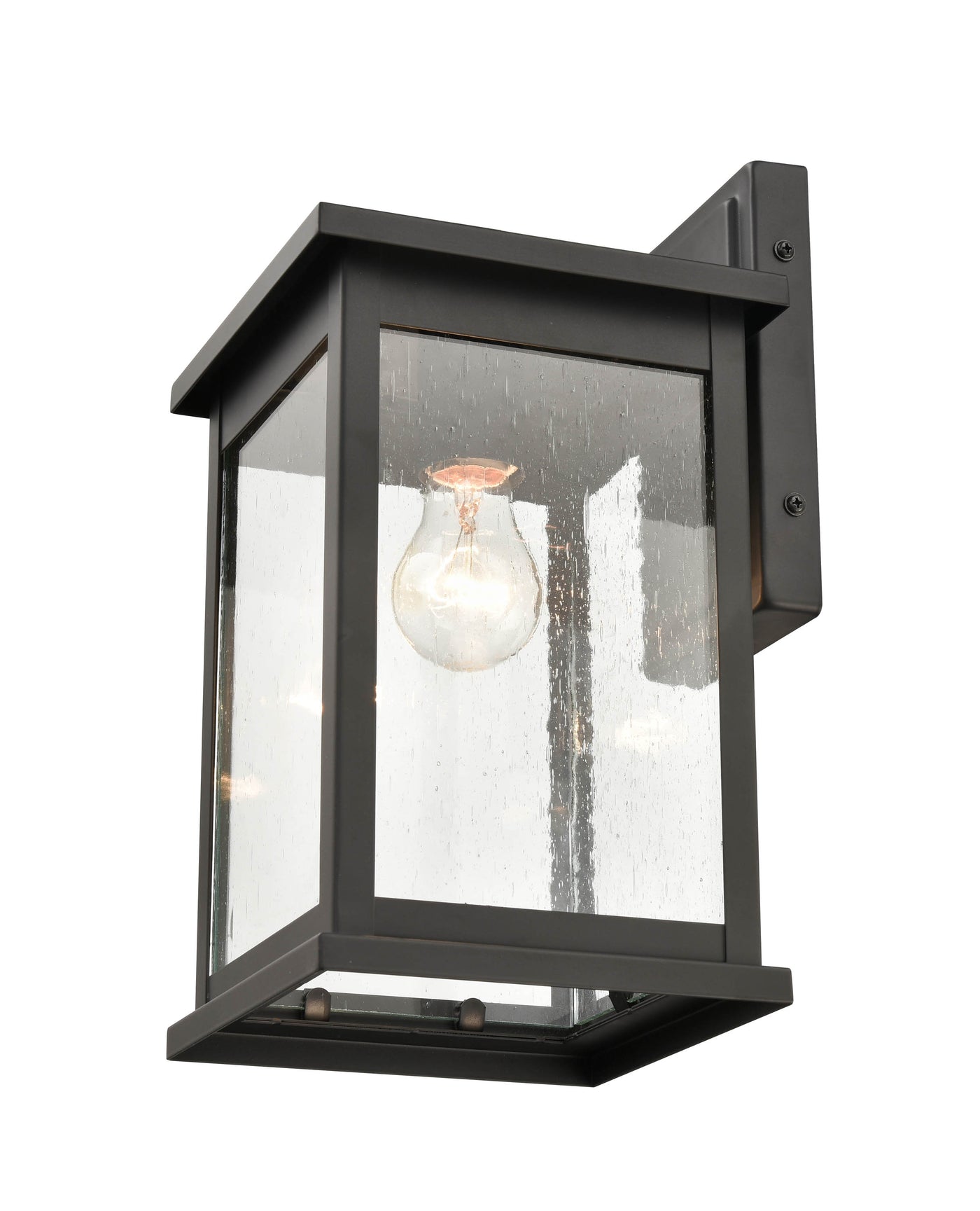 7'' Bowton Powder Coated Black 1 Light Wall Sconce