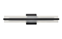 24'' Troy Matte Black  Vanity Light