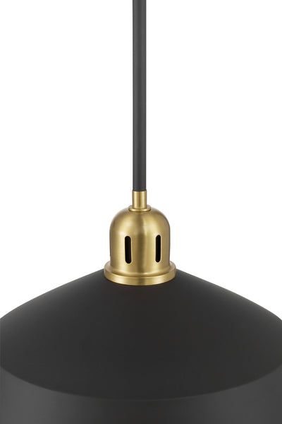7.5'' Axlen Matte Black 1 Light Pendant