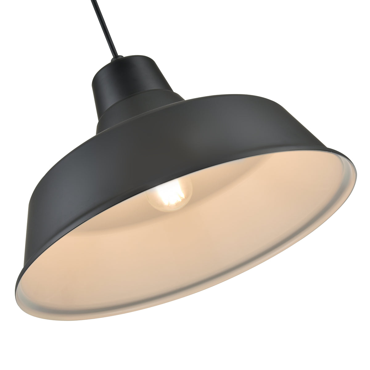 10.5'' R Series Satin Black 1 Light Pendant