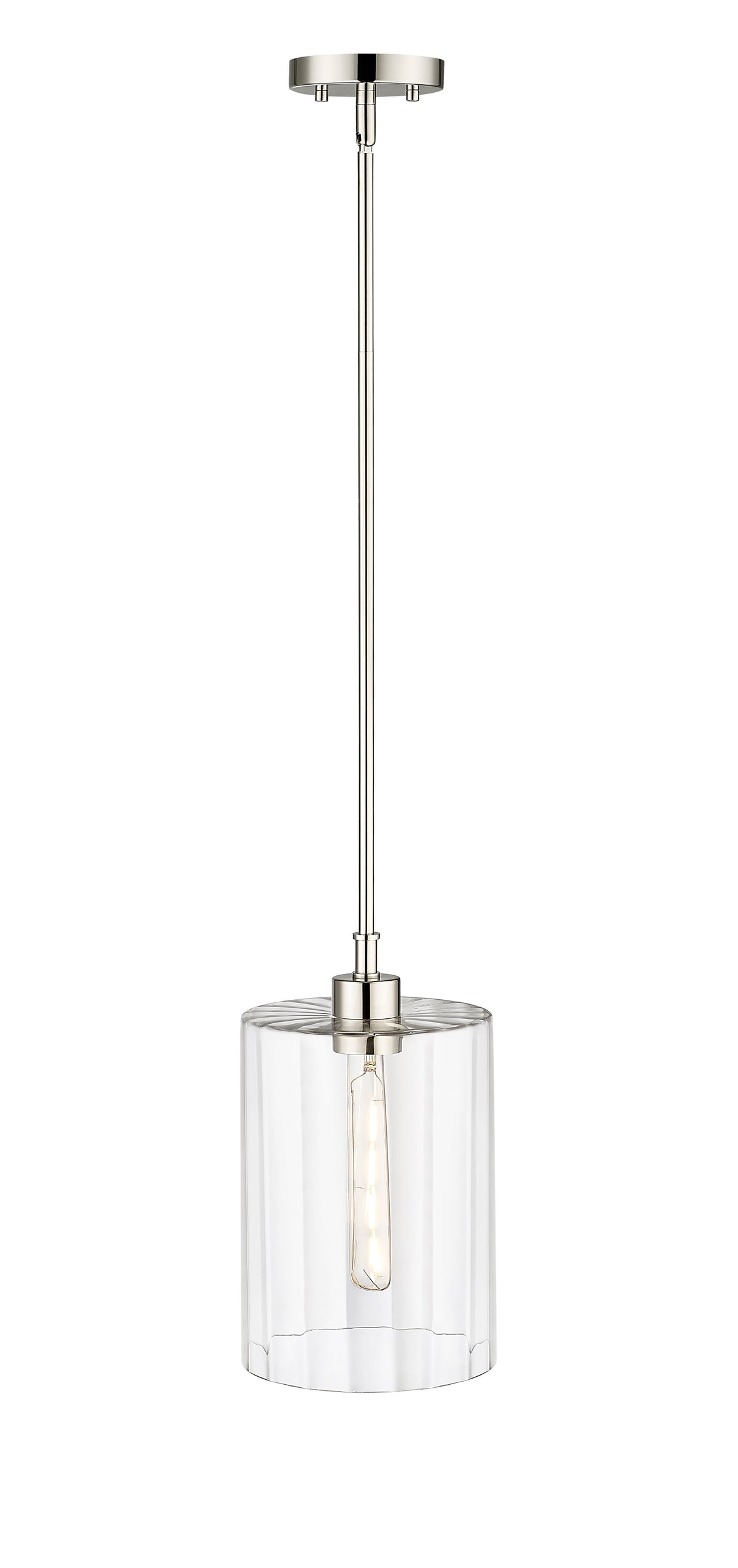13.75'' Chastine Polished Nickel 1 Light Pendant