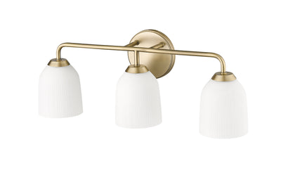 22.75'' Norah Vintage Brass 3 Light Bath Vanity