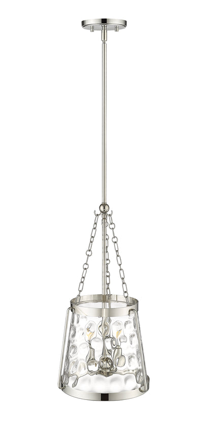 21.63'' Adabella Polished Nickel 3 Light Pendant