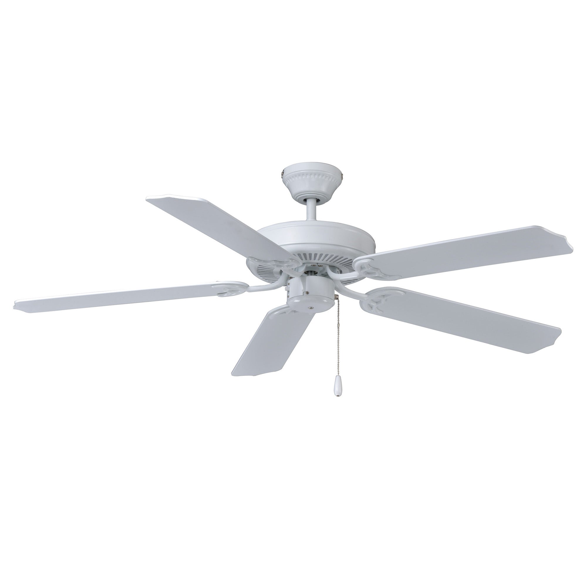 52 Inch Desert Moon AC White Indoor Ceiling Fan 5-Blade Reversible