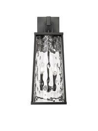 9'' Dutton Powder Coated Black 2 Light Wall Sconce