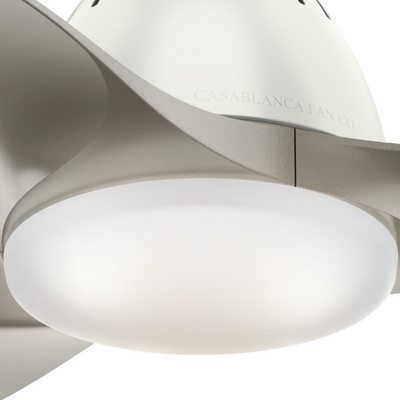 Casablanca 44 inch Wisp Fresh White LED Ceiling Fan Handheld Remote